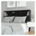 vidaXL Bett-Kopfteil mit Ablagen Schwarz 160x19x103,5 cm