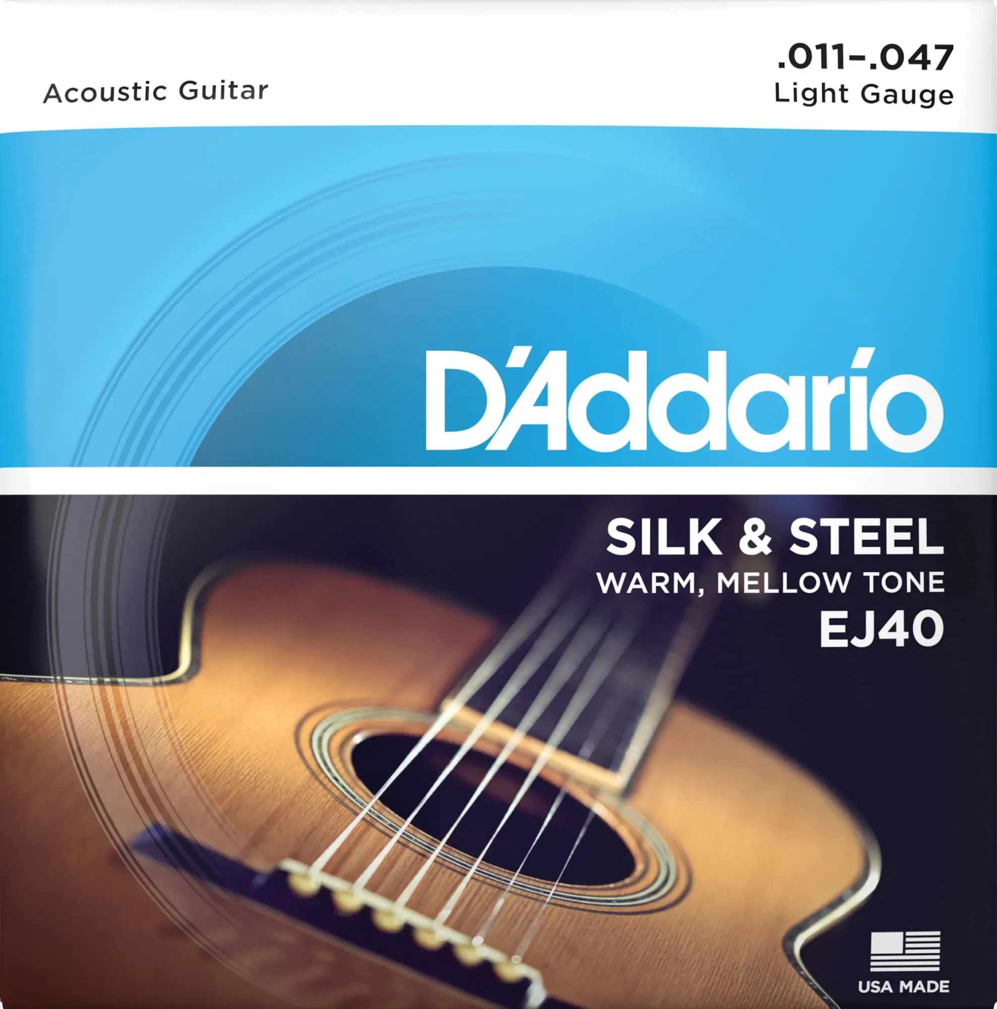 D'Addario EJ40 Silk & Steel