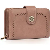 TEUEN Damen Geldbörse braun