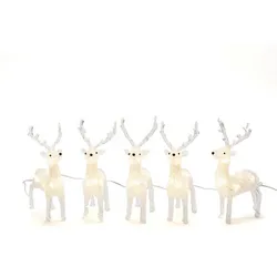 Konstsmide LED Figur, Kunststoff, BxHxL: 7 x 19 x 13 cm, inkl. Leuchtmittel - transparent