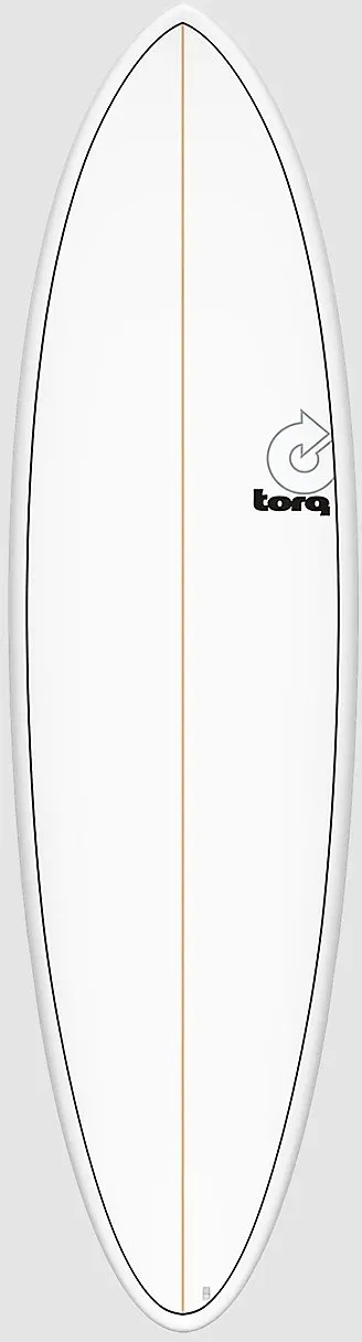 Torq Epoxy Tet Funboard Pinlines 6'8 Surfboard white Gr. 6'8