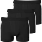 SCHIESSER Boxer 3PACK Shorts in Schwarz | Gr.: 9