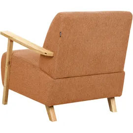 Beliani Sessel LESJA Polyester 77 x 79 x 90 cm Orange