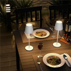 goobay Kabellose LED-Tischleuchte Weiß