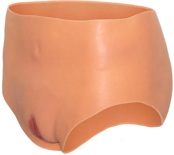 HIDDEN DESIRE - ALTER EGO OFFENER VAGINA-SLIP MIT HOHER TAILLE, FLEISCH