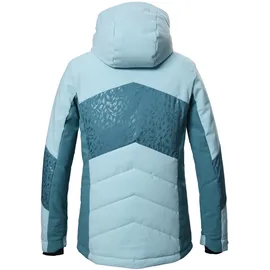 KILLTEC Mädchen Skijacke/Jacke in Daunenoptik mit Kapuze und Schneefang KSW 342 GRLS SKI QLTD JCKT, 140