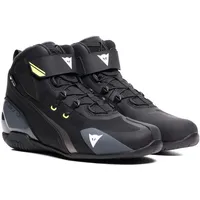 Dainese Herian D-wp Schuhe wasserdicht - Schwarz/Weiß/Neon-Gelb / 39