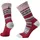 Smartwool Everyday Snowed In Sweater Socken 1 Paar Rot 38-41