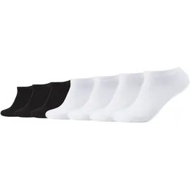 CAMANO ca-soft Sneakersocken 7er Pack Schwarz/Weiß 39-42