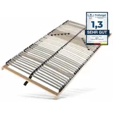 Sleepneo Lattenrost 90x200, Ergonomischer 7 Zonen Lattenrost aus Buchenholz, 42 Latten, Hergestellt in Deutschland, Lattenrost Selbstmontage, Traglast 150kg