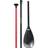 Aqua Marina Sports III Adjustable Aluminum Isup Sup-paddel - Black / Red - 175-220 cm
