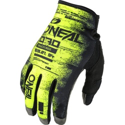 Oneal Mayhem Scarz Motocross Handschuhe, schwarz-gelb, Größe XL für Männer