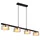 GLOBO Higgins 1-flg. LED fest integriert 110 cm orange/schwarz