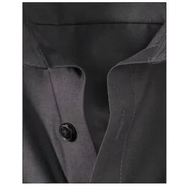 Olymp Businesshemd OLYMP Luxor, comfort fit, Herren, Gr. 45, Normaler Arm, anthrazit, 100% Baumwolle, Hemden,