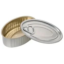 Contacto Konservendose mit Deckel, oval