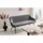 SalesFever Sitzbank Komfortable Sitzbank Grau 160 x 61 x 85 cm