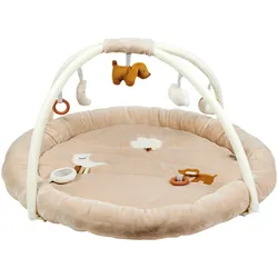 Nattou Spielbogen mit Krabbeldecke Hund Charlie, beige | braun