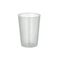Papstar Plastikbecher 0,1 l Transparent 40 St.