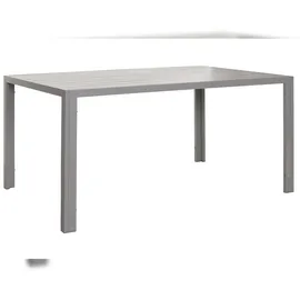 Mendler HWC-N40 Bistrotisch 140 x 80 x 72 cm hellgrau