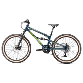 Bikestar Fully MTB Alu 24 Zoll RH 33 cm grün