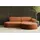 kaiser möbel Ecksofa Designer MODENA STUDIO stoff Dicker cord Poso Ziegel Rechts - Rot