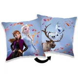 Disney Frozen Dekokissen 1 Stück 40 x 40 cm Blau