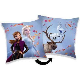 Disney Frozen Dekokissen 1 Stück 40 x 40 cm Blau