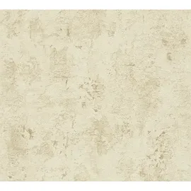 A.S. Création Vliestapete Uni Betonoptik 53 cm x 10 m 300 g Beige