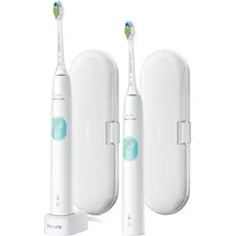 Philips Sonicare ProtectiveClean 4300 HX6807/35 Doppelpack + Reiseetui