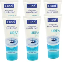 Elinamed Elina Urea 3% Fußcreme sensitive 6x75 ml
