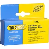 Tacwise 1270 Typ 53/10mm Edelstahl VE=2000 Stück