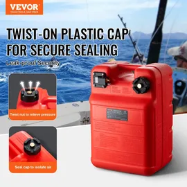 Vevor Marine-Kraftstofftank 24 L Kunststoff rot