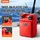 Vevor Marine-Kraftstofftank 24 L Kunststoff rot