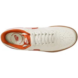 Nike Court Vision Low Herren Sail / Campfire Orange / Gum Medium Brown 40