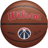 Wilson Basketball Team Alliance Washington Wizards Indoor/Outdoor, Mischleder, Größe: 7