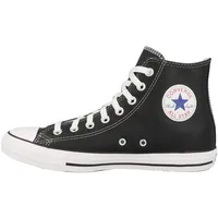 Converse Chuck Taylor All Star Basic Leather Hi Damen Schwarz 36,5