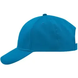 James® & Nicholson Brushed 6 Panel Cap MB6118, turquoise 1 Stück, Farbe: turquoise