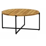 Apple Bee Condor Loungetisch 94cm Aluminium/Teak schwarz
