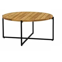 Apple Bee Condor Loungetisch 94cm Aluminium/Teak schwarz