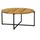 Apple Bee Condor Loungetisch 94cm Aluminium/Teak schwarz