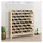 vidaXL Weinregal 109,5 x 30 x 107,5 cm Massivholz Kiefer Beige