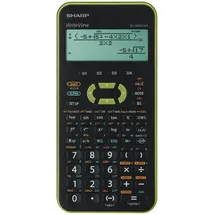 Sharp EL-W531XH Wissenschaftlicher Schulrechner schwarz/grün