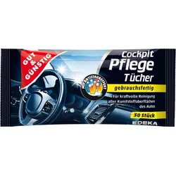 GUT&GÜNSTIG feuchte Reinigungstücher Cockpit 1-lagig