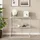 [en.casa] Strömstad Konsolentisch 80x80x26cm Weiß