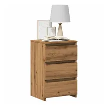 vidaXL Nachtschrank Artisan-Eiche 40 x 35 x 62,5 cm Braun