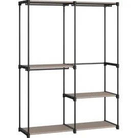 Songmics Garderobenständer offen 138 x 43 x 182 cm Braun