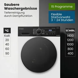 Bomann WA 7112 Waschmaschine (10 kg, 1400 U/min)