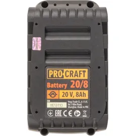 PROCRAFT 20/8 Akku 20 V 8,0 Ah