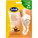 Scholl intensive feuchtigkeitsspendende nachhaltige Fußmaske mit Manuka-Honig, Sorgt für ein lang anhaltendes Gefühl von Feuchtigkeit, 1x 2 Stück