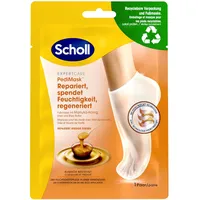 Scholl intensive feuchtigkeitsspendende Fußmaske mit Manuka-Honig, Sorgt für ein lang anhaltendes Gefühl von Feuchtigkeit, 1x 2 Stück
